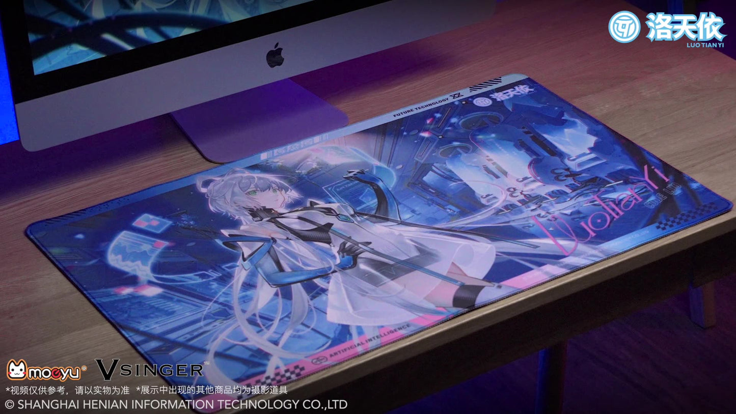Moeyu Vsinger Luo Tianyi Laboratory CODE: LUO Series Desk Mat (70×40×0.3cm) - Moeyu - Makochan - Belgium - Europe