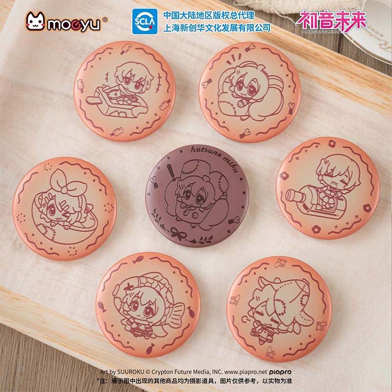 Moeyu: Hatsune Miku AMU series embossed biscuit badge - Moeyu - Makochan - Belgium - Europe