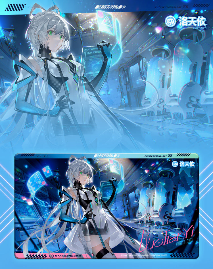 Moeyu Vsinger Luo Tianyi Laboratory CODE: LUO Series Desk Mat (70×40×0.3cm) - Moeyu - Makochan - Belgium - Europe