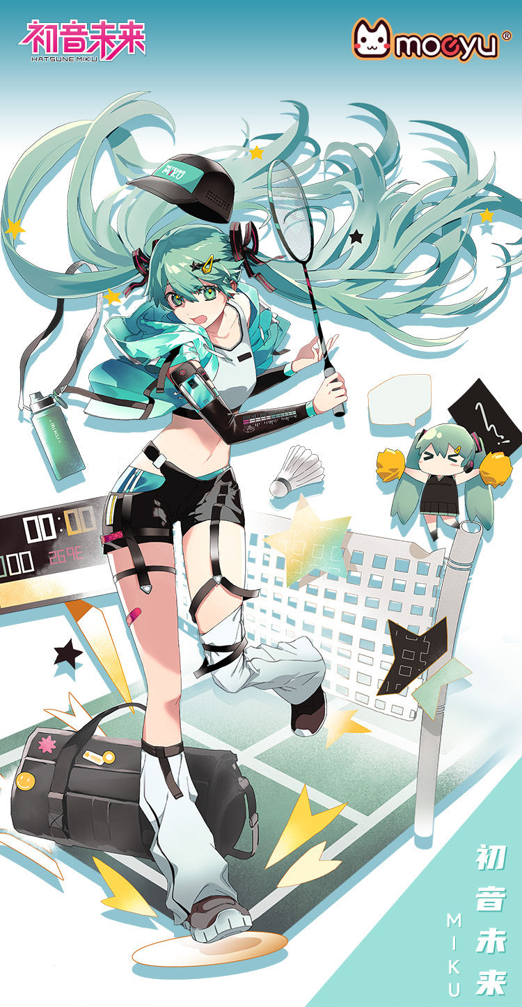 Moeyu Hatsune Miku Running Series Outdoor Face Towel - Moeyu - Makochan - Belgium - Europe
