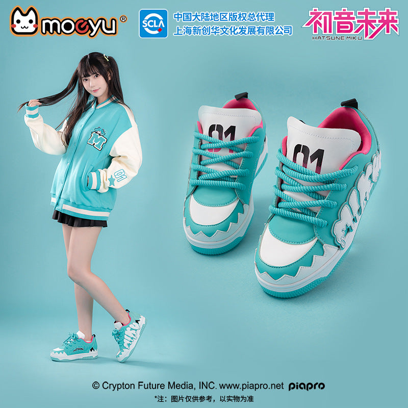 Moeyu: Hatsune Miku: Casual Sneakers (Unisex)-Moeyu-Makochan.store