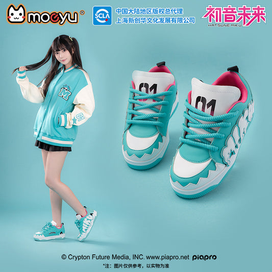 Moeyu: Hatsune Miku: Casual Sneakers (Unisex)-Moeyu-Makochan.store