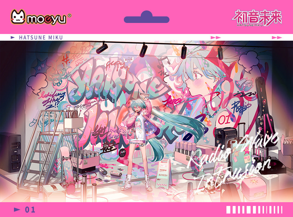 Moeyu:  Hatsune Miku Radio Invasion Series Laser Shoulder Bag - Moeyu - Makochan - Belgium - Europe