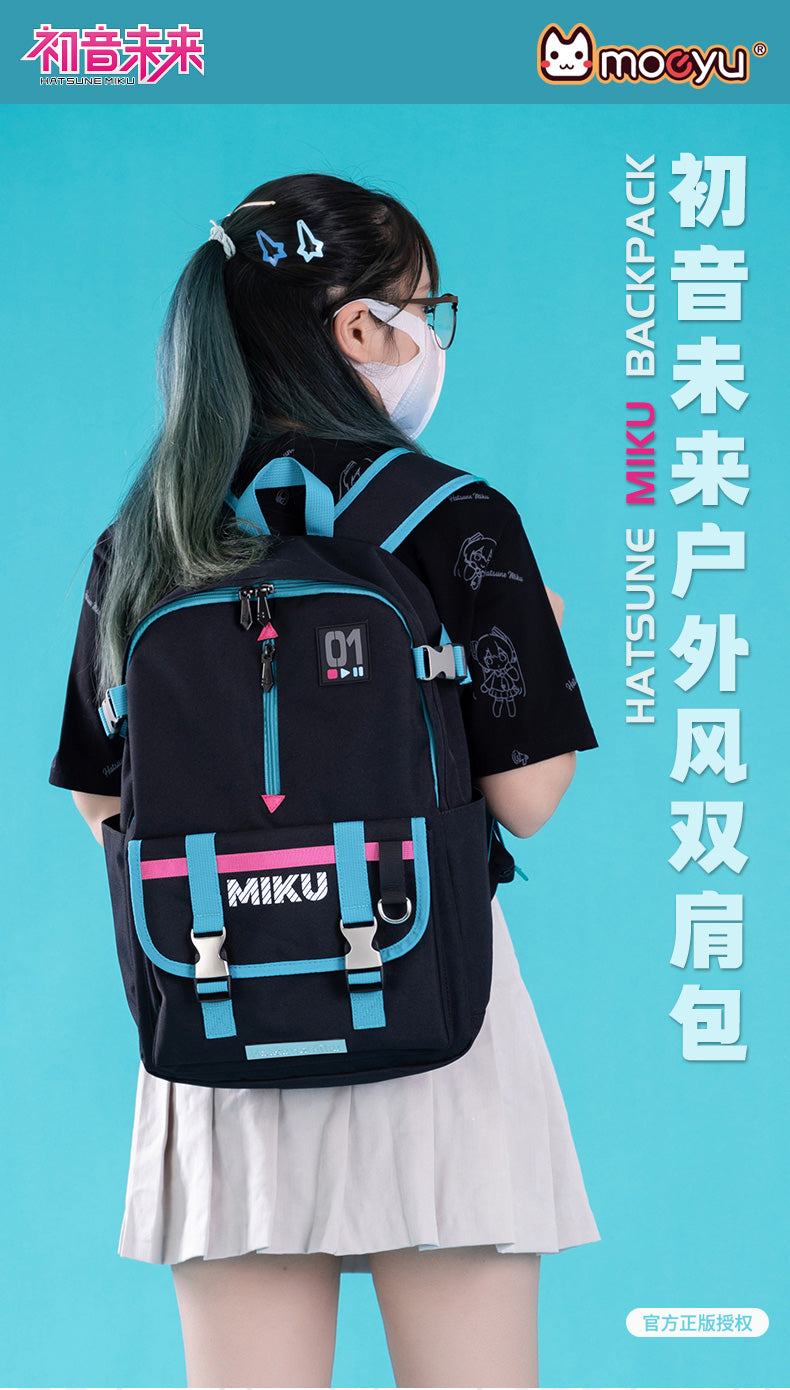 Moeyu Hatsune Miku Outdoor Style Oxford Backpack
