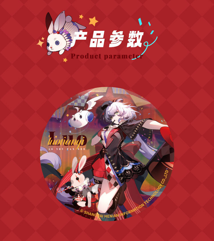 Moeyu Vsinger Luo Tianyi “As You See” Series Big Badge