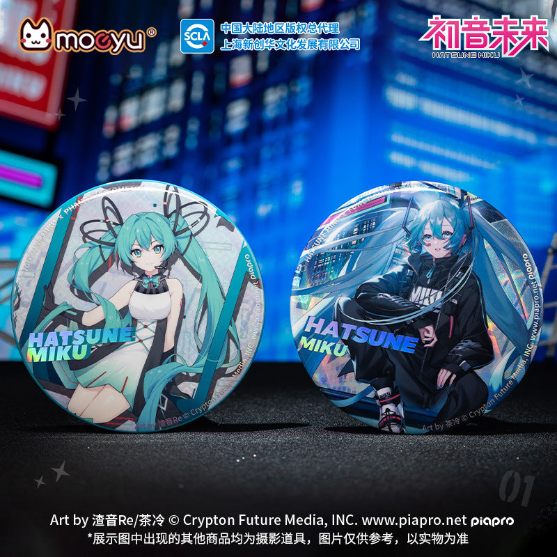 moeyu: Hatsune Miku Tech Series Large Badge