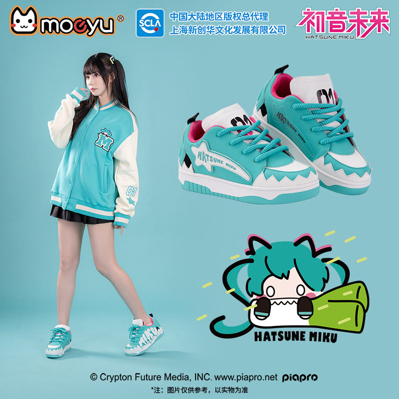 Moeyu: Hatsune Miku: Casual Sneakers (Unisex)-Moeyu-Makochan.store