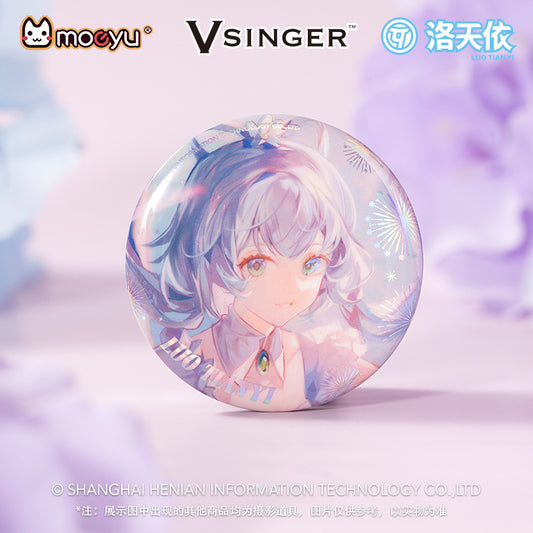 Moeyu: Vsinger: Luo Tianyi: Luo Tianyi Stars and Fireworks Series Tinplate Badge