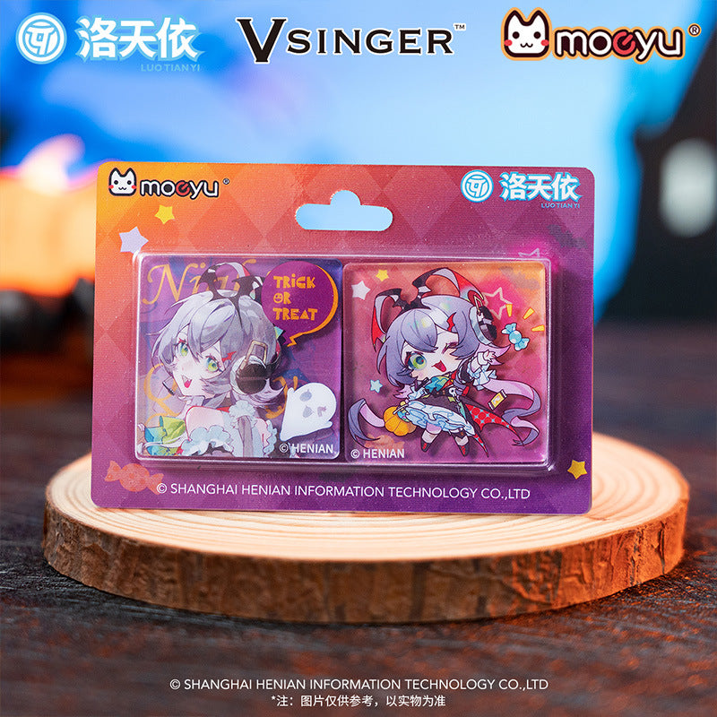 Moeyu: Vsinger:  Luo Tianyi Funny Night Series Fridge Magnet
