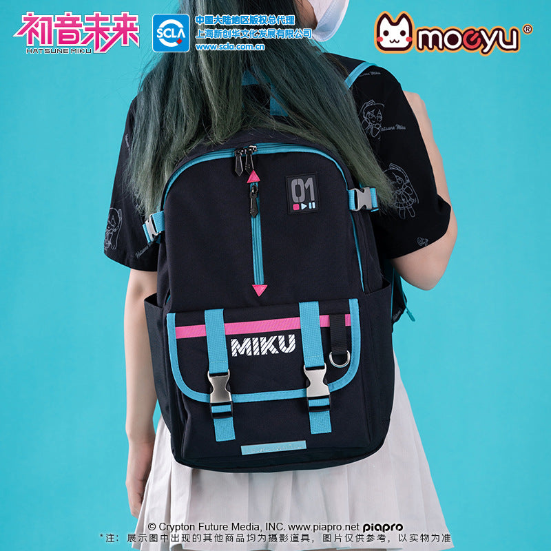 Moeyu Hatsune Miku Outdoor Style Oxford Backpack