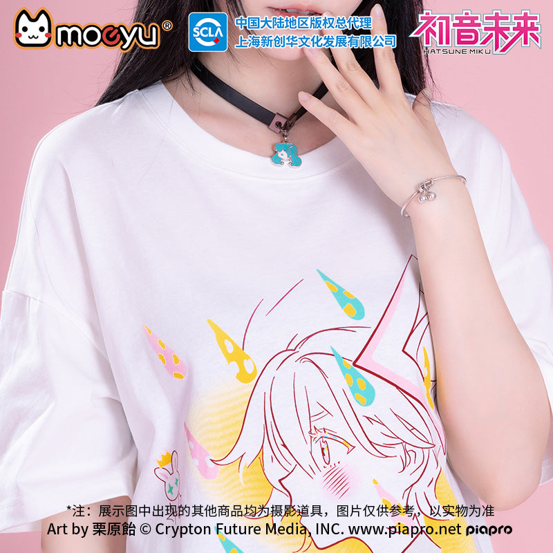 Moeyu: Hatunse Miku: Radio Invasion Short-Sleeved T-Shirt