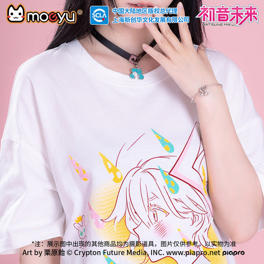 Moeyu: Hatunse Miku: Radio Invasion Short-Sleeved T-Shirt