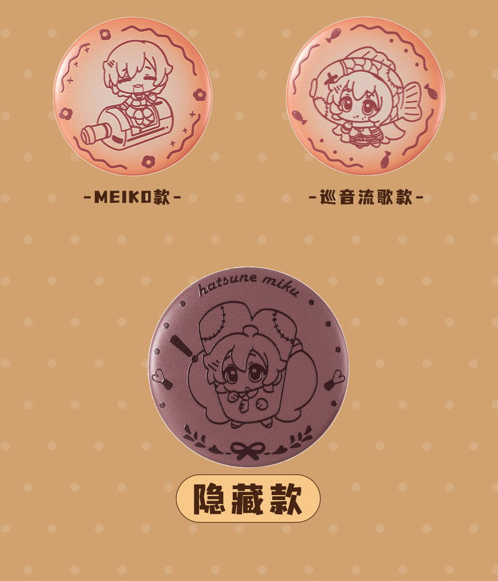 Moeyu: Hatsune Miku AMU series embossed biscuit badge - Moeyu - Makochan - Belgium - Europe