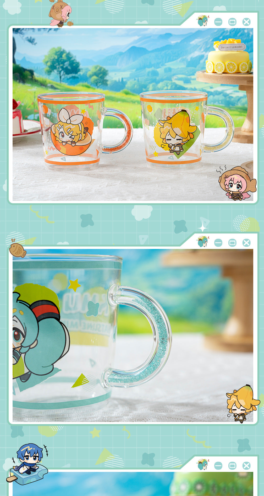 Moeyu: Hatsune Miku AMU series glass