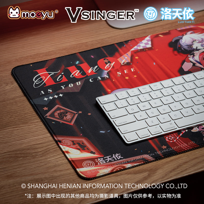 Moeyu Vsinger Luo Tianyi As You See Series Computer Desk Mat (70×40×0.3 cm) - Moeyu - Makochan - Belgium - Europe