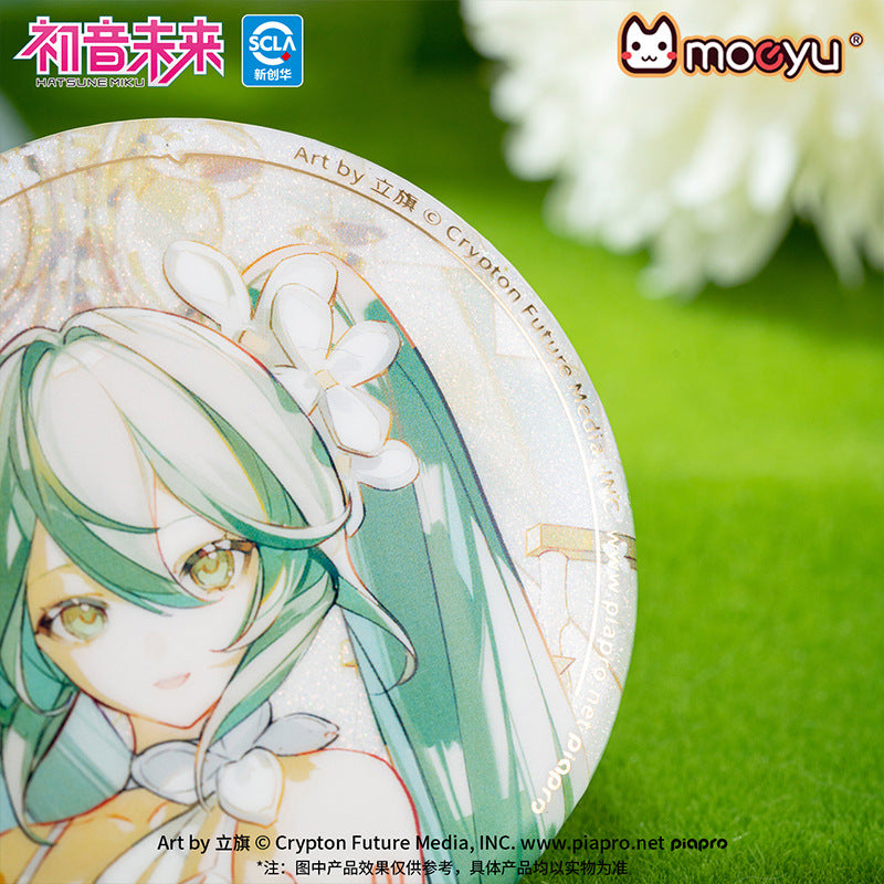 Moeyu Hatsune Miku Summer Flowers Series Tinplate Badge - Moeyu - Makochan - Belgium - Europe