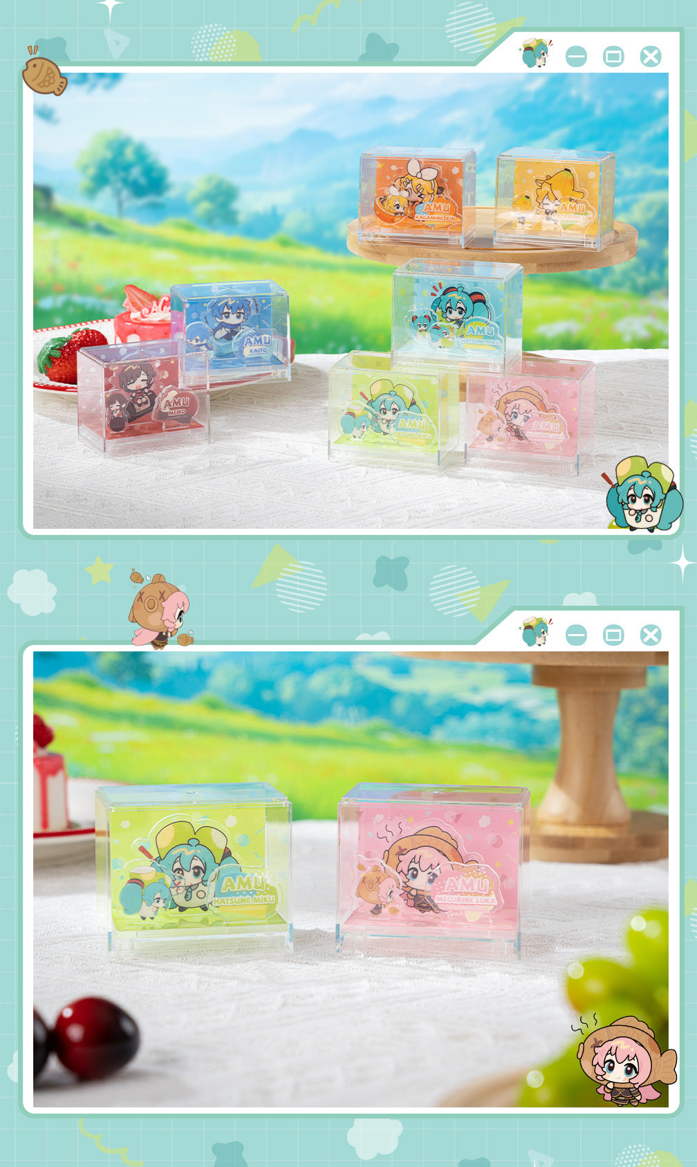 Moeyu: Hatsune Miku AMU series acrylic scene decoration (blindbox) - Moeyu - Makochan - Belgium - Europe