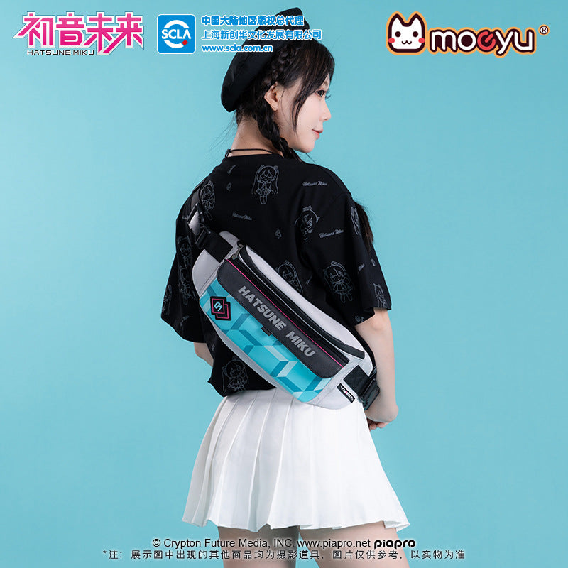 Moeyu Hatsune Miku Stereo Chest Bag – Magnetic Buckle Crossbody - Moeyu - Makochan - Belgium - Europe