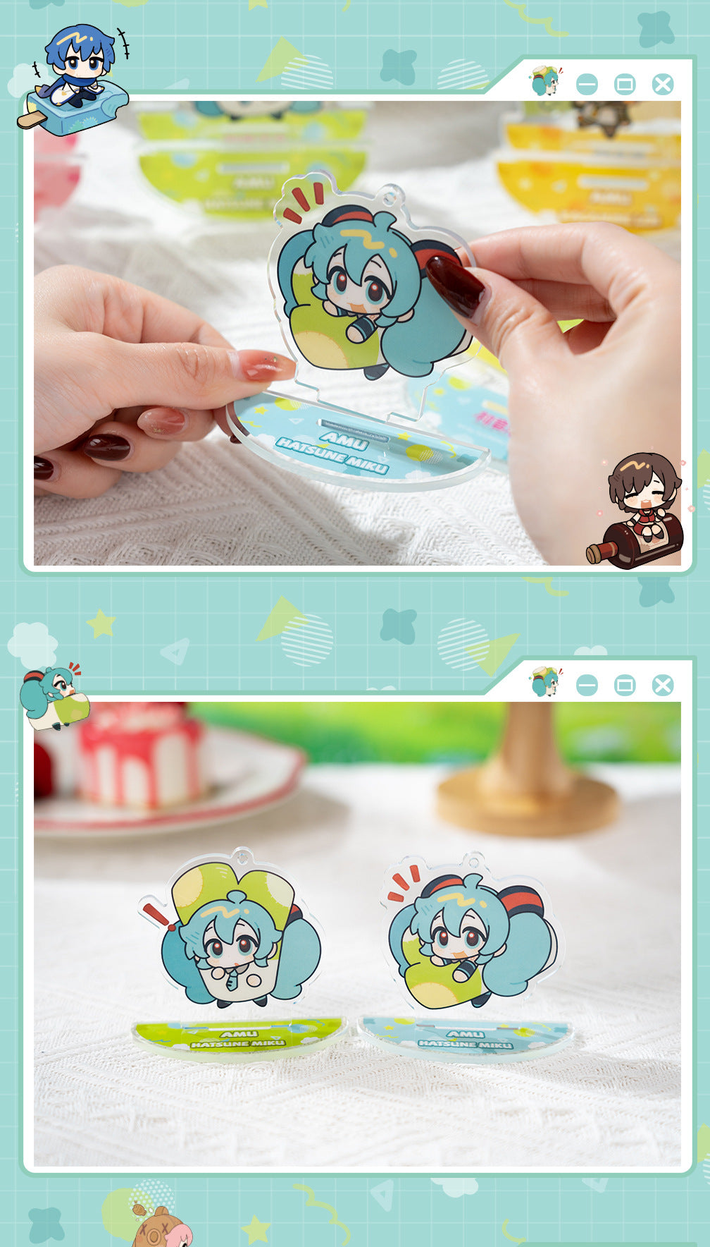 Moeyu: Hatsune Miku  AMU series acrylic rocking music (Blindbox)