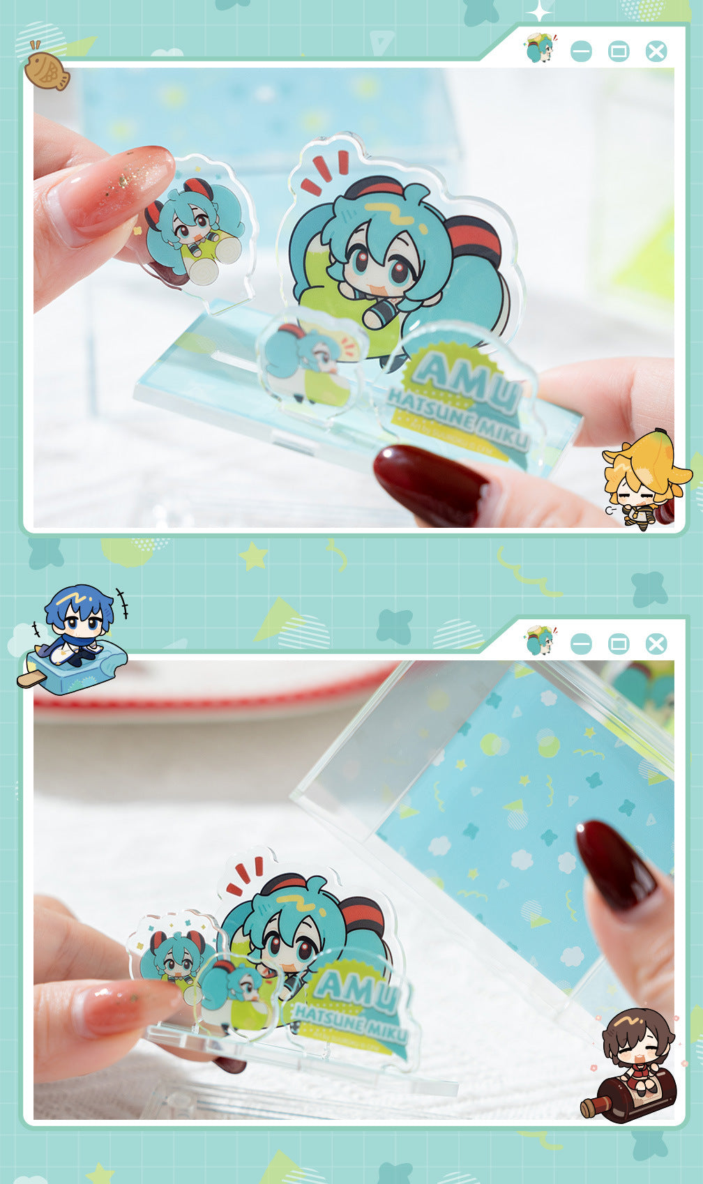 Moeyu: Hatsune Miku AMU series acrylic scene decoration (blindbox) - Moeyu - Makochan - Belgium - Europe