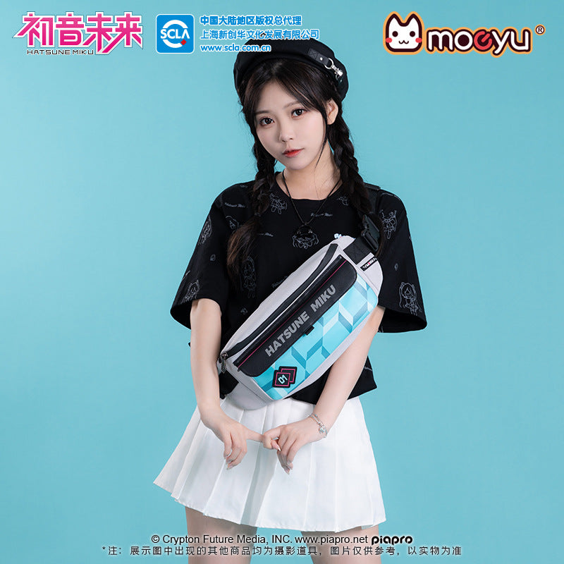Moeyu Hatsune Miku Stereo Chest Bag – Magnetic Buckle Crossbody - Moeyu - Makochan - Belgium - Europe