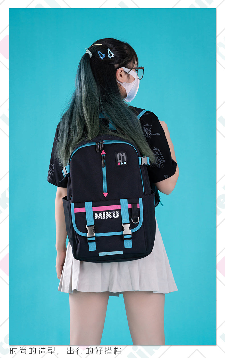 Moeyu Hatsune Miku Outdoor Style Oxford Backpack