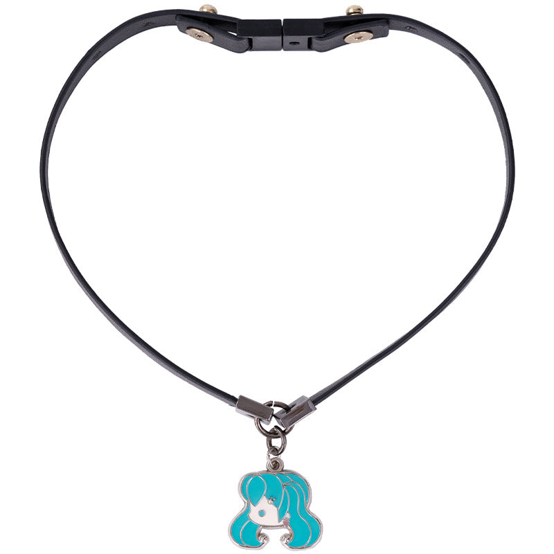Moeyu:  Hatsune Miku Radio Invasion Series Necklace (Leather Strap) - Moeyu - Makochan - Belgium - Europe