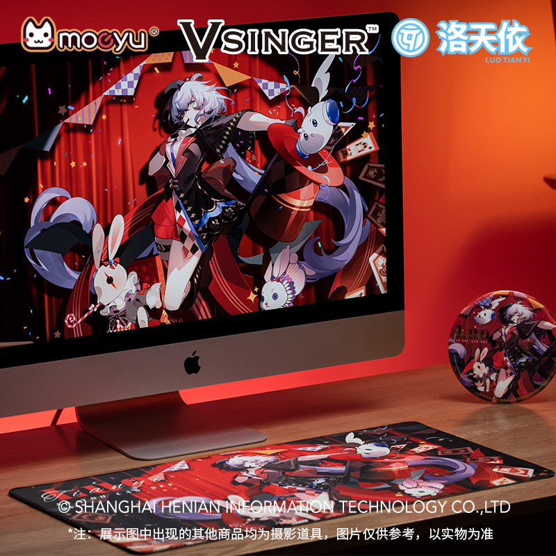 Moeyu Vsinger Luo Tianyi As You See Series Computer Desk Mat (70×40×0.3 cm) - Moeyu - Makochan - Belgium - Europe