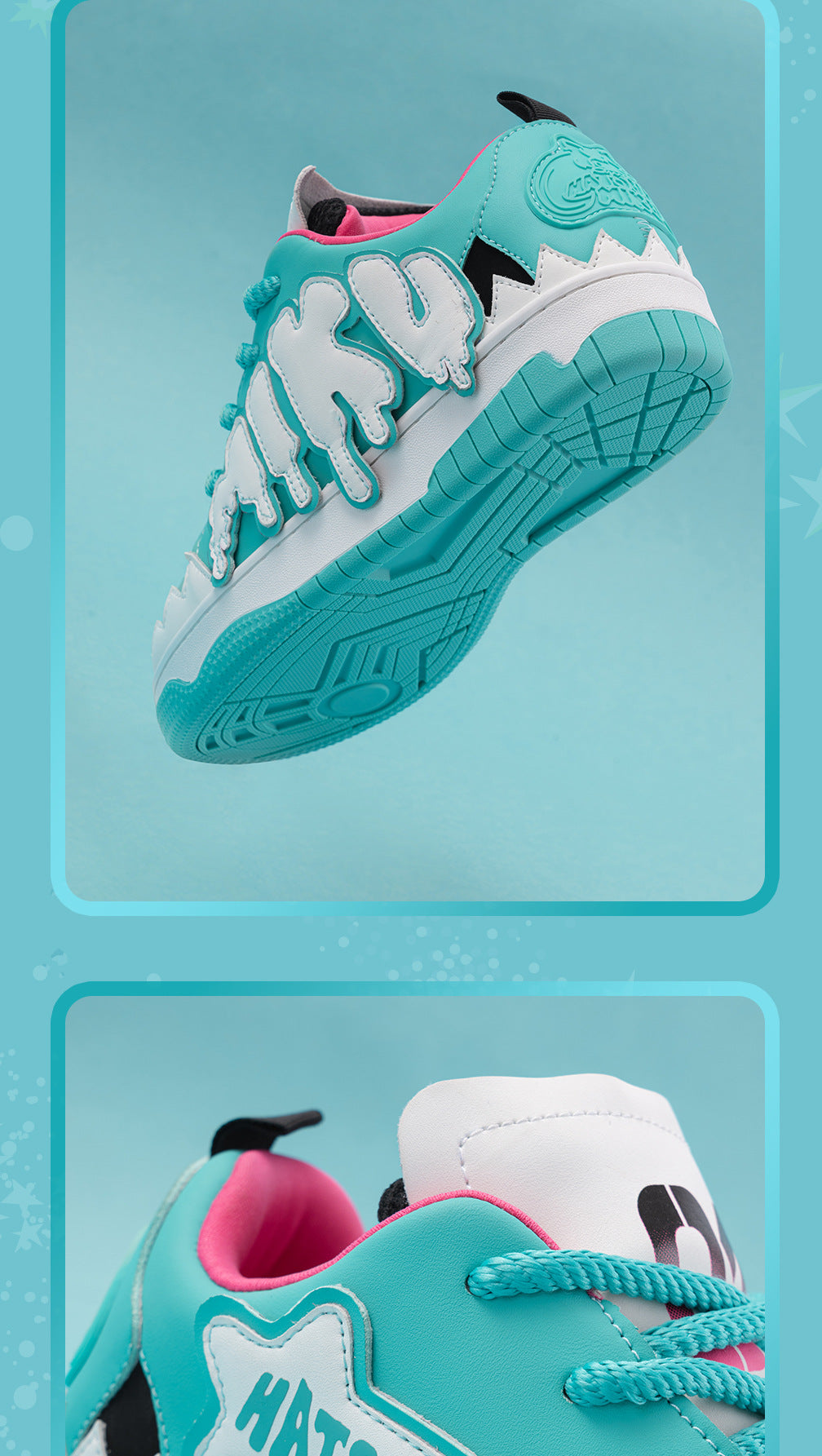 Moeyu: Hatsune Miku: Casual Sneakers (Unisex)-Moeyu-Makochan.store