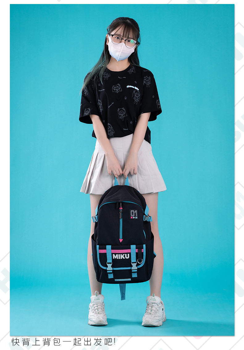 Moeyu Hatsune Miku Outdoor Style Oxford Backpack