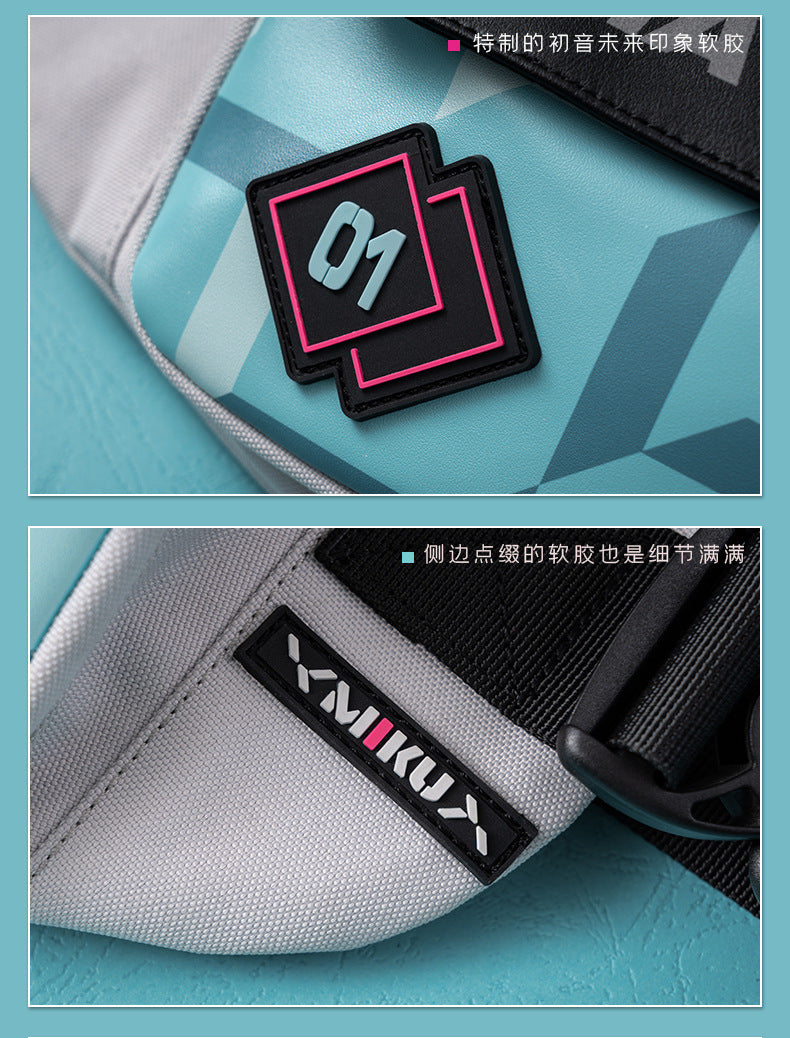 Moeyu Hatsune Miku Stereo Chest Bag – Magnetic Buckle Crossbody - Moeyu - Makochan - Belgium - Europe