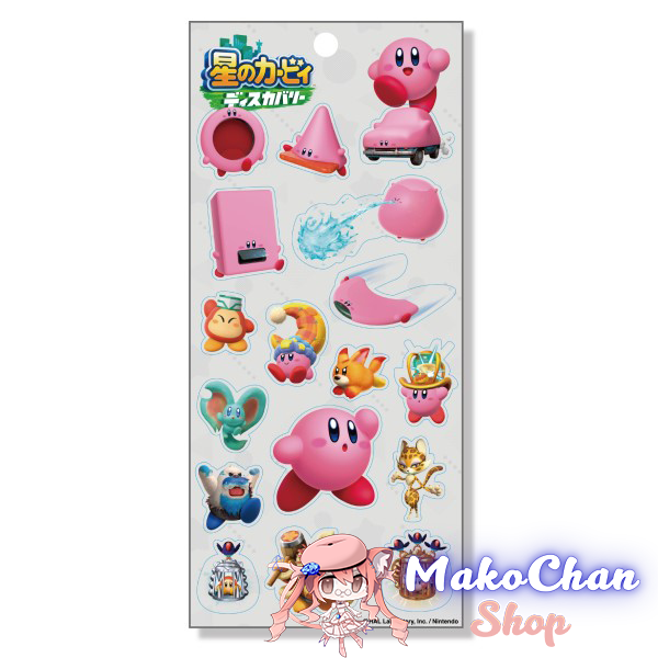 Kirby Clear Sticker (pre-order)