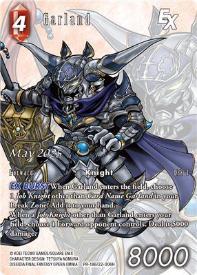 Square Enix TCG Final Fantasy TCG May 186 - DE (Garland) | Makochan