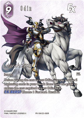 Square Enix TCG Final Fantasy TCG Mar 184 - DE (Odin) | Makochan
