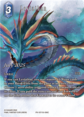 Square Enix TCG Final Fantasy TCG - July 2025: Leviathan - PR197 / 18-096C - EN | Makochan