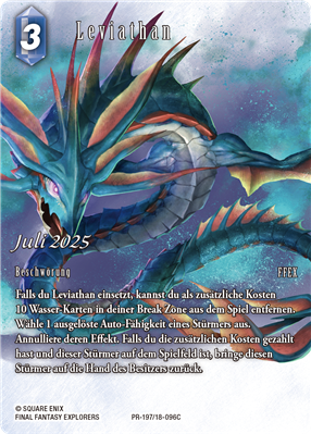 Square Enix TCG Final Fantasy TCG - July 2025: Leviathan - PR197 / 18-096C - DE | Makochan