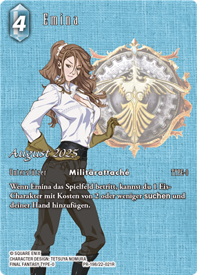 Square Enix TCG Final Fantasy TCG - August 2025: Emina - PR198 / 22-021R - DE | Makochan