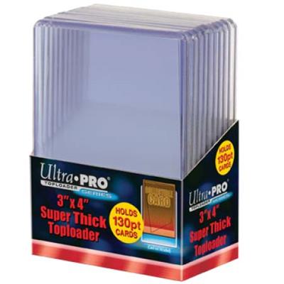 Ultra Pro UP - Toploader - 3" x 4" Super Thick 130PT (10 pieces) | Makochan