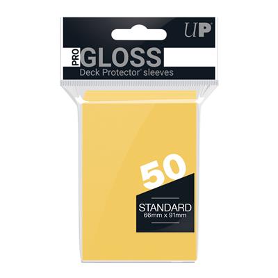 Ultra Pro UP - Standard Sleeves - Yellow (50 Sleeves) | Makochan