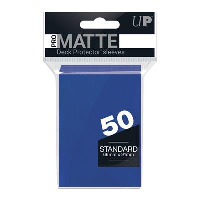 Ultra Pro UP - Standard Sleeves - Pro-Matte - Non Glare - Blue (50 Sleeves) | Makochan