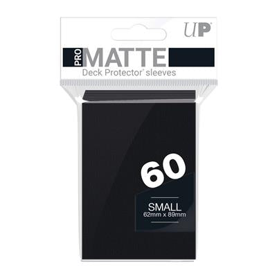 Ultra Pro UP - Small Sleeves - Pro-Matte - Black (60 Sleeves) | Makochan