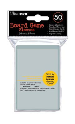 Ultra Pro UP - Board Game Sleeves - American Standard 56x87mm (50 Sleeves) | Makochan