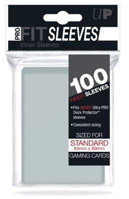 Ultra Pro UP - Standard Sleeves - Pro-Fit Card Clear (100 Sleeves) | Makochan
