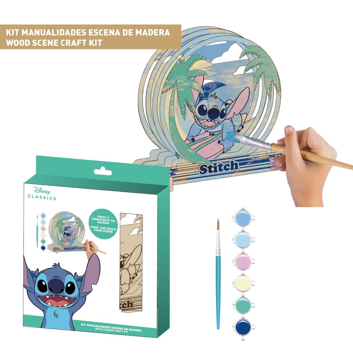 Stitch – Wood Model Kit – Paint & Built your Scene