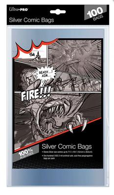 Ultra Pro UP - Comic Bags - Silver Size (100 Bags) | Makochan
