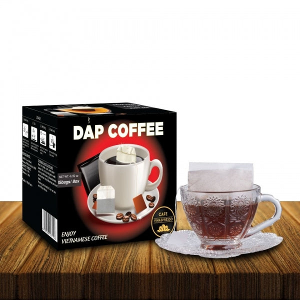 DAPCOFFEE-  Dipping Bag Coffee (15 Bags, 8g Each) - DAPCOFFEE - Makochan - Belgium - Europe