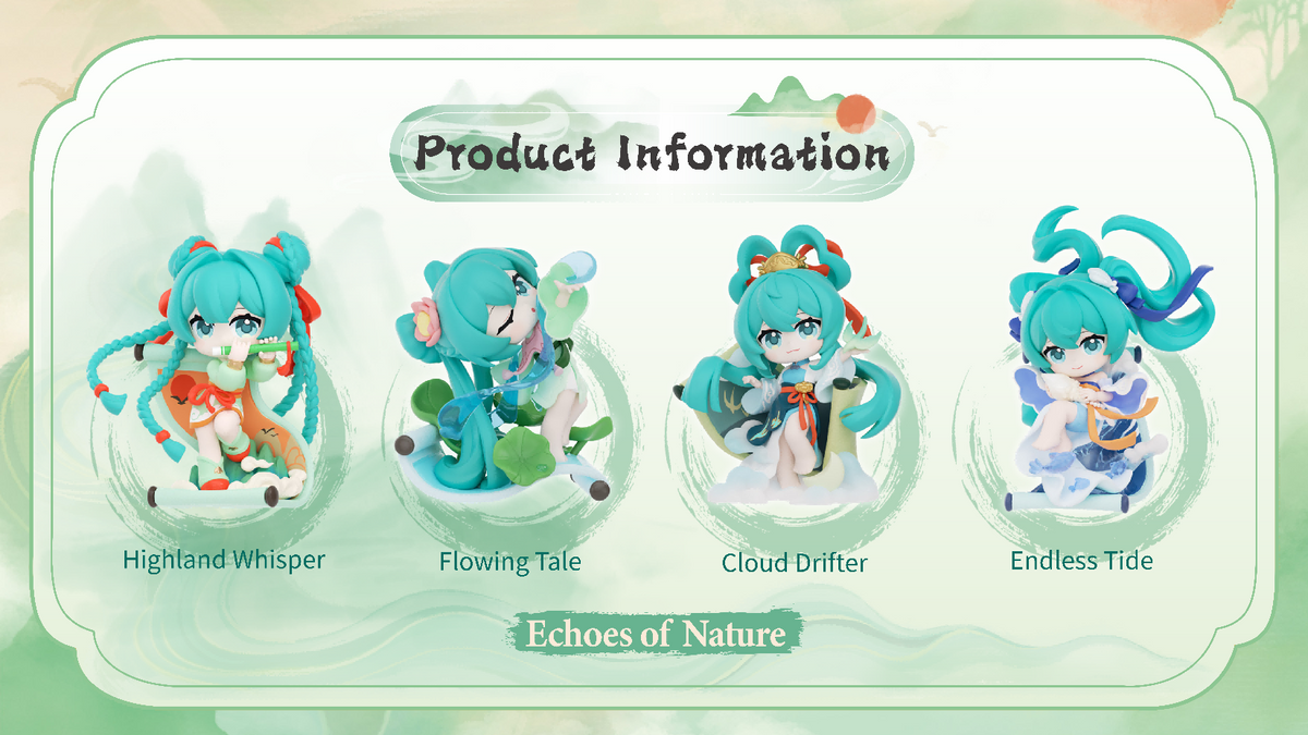Funism Hatsune Miku Oriental Elegance Vol. 1 Echoes of Nature Blind Box - series assortment