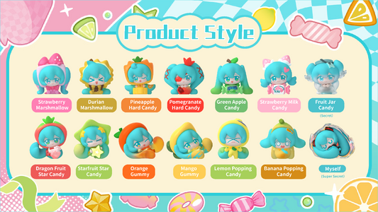 Funism Hatsune Miku Dopamine Blind Box - 3 Mini Figures - series assortment