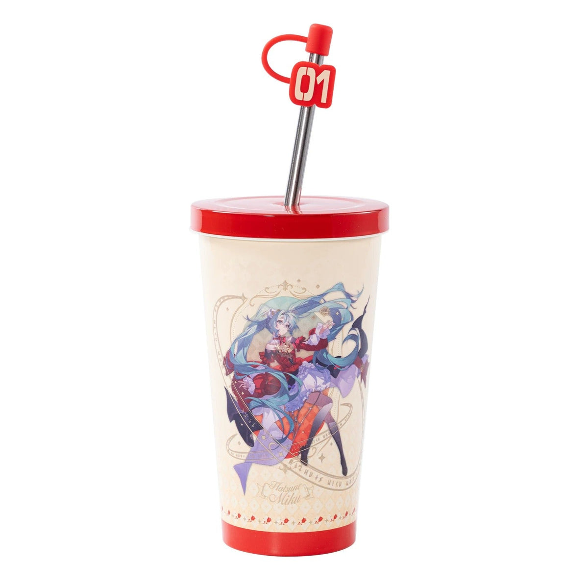 Moeyu Hatsune Miku Baroque Overture Series Straw Cup
