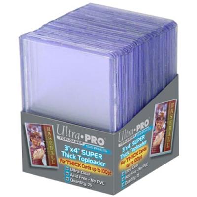 Ultra Pro UP - Toploader - 3" X 4" Super Thick 100PT (25 pieces) | Makochan